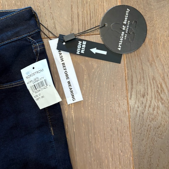 Articles of Society $45 NWT Nordstrom High-Rise Skinny Jeans 27/4 carson city - Picture 4 of 11